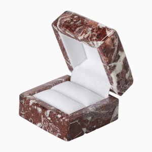 Rosso Lepanto Marmor Ringbox von Royal Bee Design