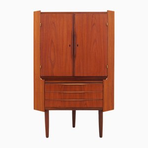 Danish Teak Corner Cabinet, 1970s