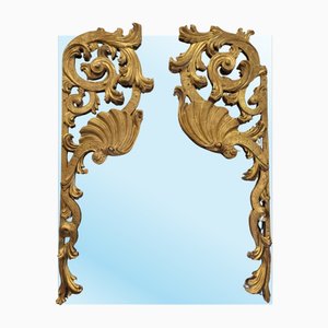 Spanish Baroque Mirror with Fragments of Altarpiece