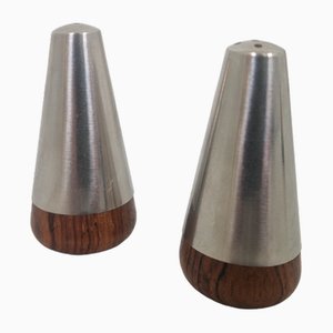 Salz- & Pfefferstreuer aus Palisander von A&b Lundtofte, 1960er, 2er Set