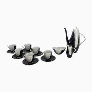 Service à Café Elka pour 6 Personnes dans le Style de Bruxelles par Jaroslav Ježek, République Tchèque, 1958, Set de 15