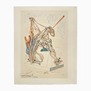 Salvador Dali, I falsificatori della Divina Commedia, anni '60, Xilografia