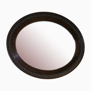 Miroir édouardien Ovale Fini Bois