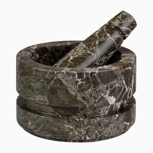Forest Green Marble Mortar and Pestle by Royal Bee Design