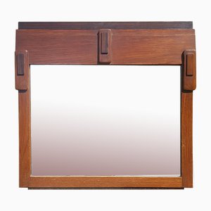 Art Deco Amsterdam School Mirror, 1930s
