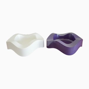 Verso Plastic Bowls by Walter Zeischegg for Helit, 1960s, Set of 2