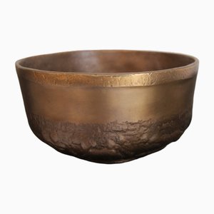 Mid-Century Brutalist German Bronze Bowl, 1950s