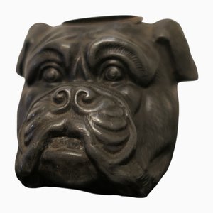 Vesta Etui aus Zinn, 1890er