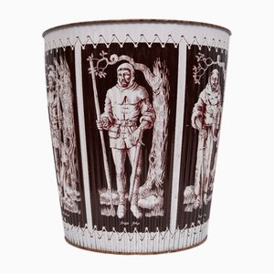 Robin Hood Papierkorb aus Metall, England, 1965