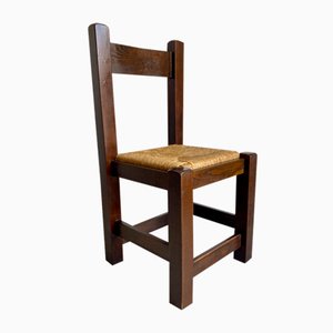 Italian Brutalist Chairs, 1960s, Set of 6