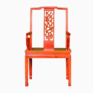 Vintage Chinese Occasional Chair in Rosewood