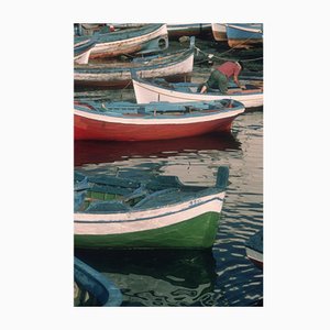 Slim Aarons, Fischerboote, Anwesen gestempelt Fotodruck