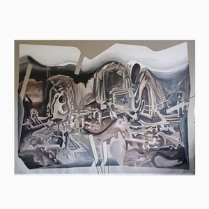 Stefano Mazzolini, Phiphi, 2020s, Mixed Media on Canvas