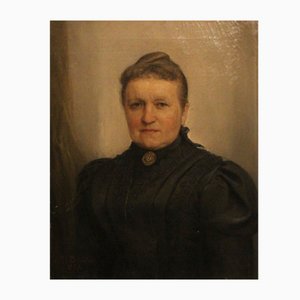 Richard Bitterlich, Portrait of a Woman, 1898, Oil on Canvas