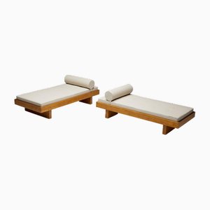 Sofá cama de Charlotte Perriand para Méribel Les Allues, años 60