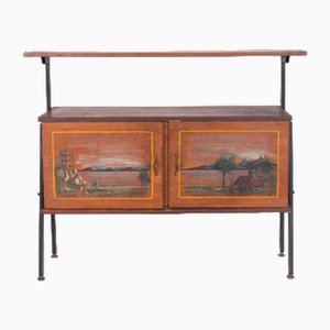 Meuble Vintage avec Portes Peintes