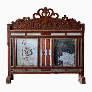 Small Indonesian Screen in Carved Wood