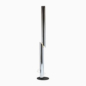 Cicindela Chrome Floor Lamp by Angelo Cortesi for Form e Superfici, 1970s