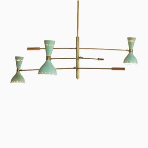 Lustre Ajustable à Trois Bras par Silvio Piattelli