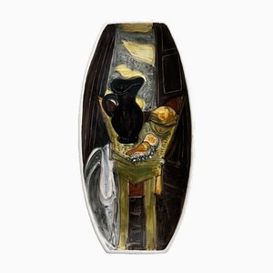 Vintage Ceramic Centerpiece by Petucco & Tolio, 1950s