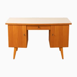 Vintage Schreibtisch aus Eschenholz, 1950er