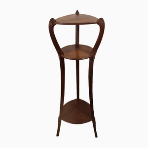 Table d'Appoint Art Nouveau en Acajou attribuée à Majorelle, 1890s
