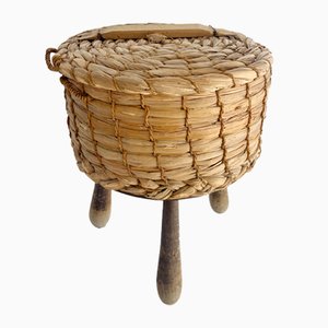 Vintage Cane Stool