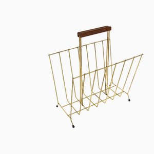 Metal Magazine Rack, Sweden, 1940s