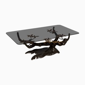 Vintage Belgian Bonsai Tree Coffee Table by Willy Daro, 1970s