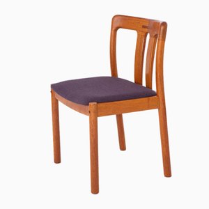 Sillas vintage de teca de Uldum para Uldum Møbelfabrik, Dinamarca, años 60. Juego de 4
