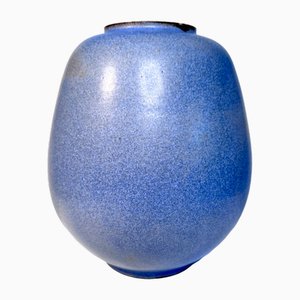 Bauhaus Studio Ceramic Art Vase von Johannes Leßmann für Keramische Workshop Margaretenhöhe Workshop, Essen, Deutschland, 1920er
