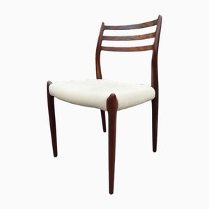 Sedie da pranzo Mid-Century in palissandro di Niels Otto Møller per JL Mollers, Danimarca, anni '50