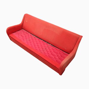 Red Fabric Sofabed, 1960s