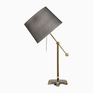 French Brass & Metal Table Lamp, 1950s