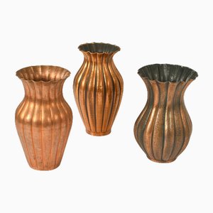 Large Copper Amphora Vase by Egidio Casagrande, Italy, 1950s