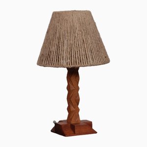 Lampe Vintage en Bois, 1960s