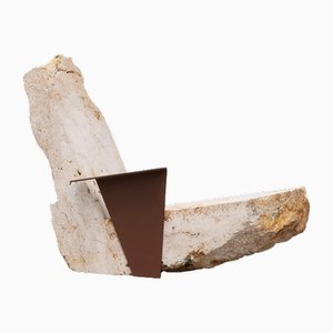 Meulière Stone Lounge Chair by Frédéric Saulou