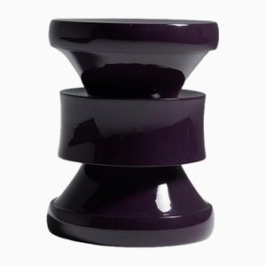 Barth Lacquered Stool by Le Berre Vevaud
