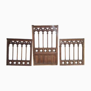 Woodwork Claustra Doors, Set of 3