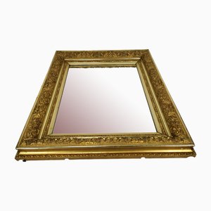 Spiegel mit goldenem Rahmen, 1890er