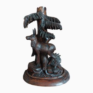 Black Forest Deer Vase, 1920s