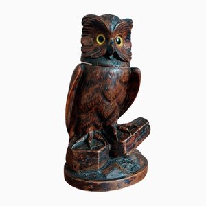 Schwarzwälder Eulen Schmuckkästchen, 1920er