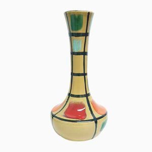 Mid-Century Handpainted Genie Vase, 1960s