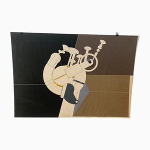 Renato Volpini, Element of Space Machine, 1970er, Mixed Media
