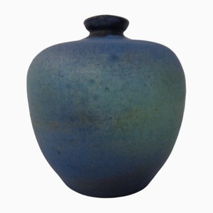 German Studio Ceramic Vase by Lu & Gerd Grove, Lübeck, 1960s