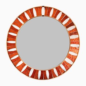 Spanish Artistic Mirror with Glass Mosaic, 1960s