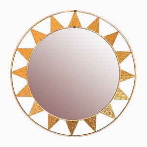 Spanish Artistic Mirror with Glass Mosaic, 1960s