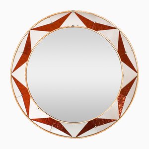 Spanish Artistic Mirror with Glass Mosaic, 1960s