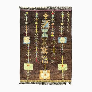 Tappeto grande moderno berbero in lana Togo, Marocco, anni '90