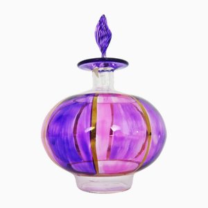 Bottiglietta da profumo Mid-Century in vetro di Murano, anni '50